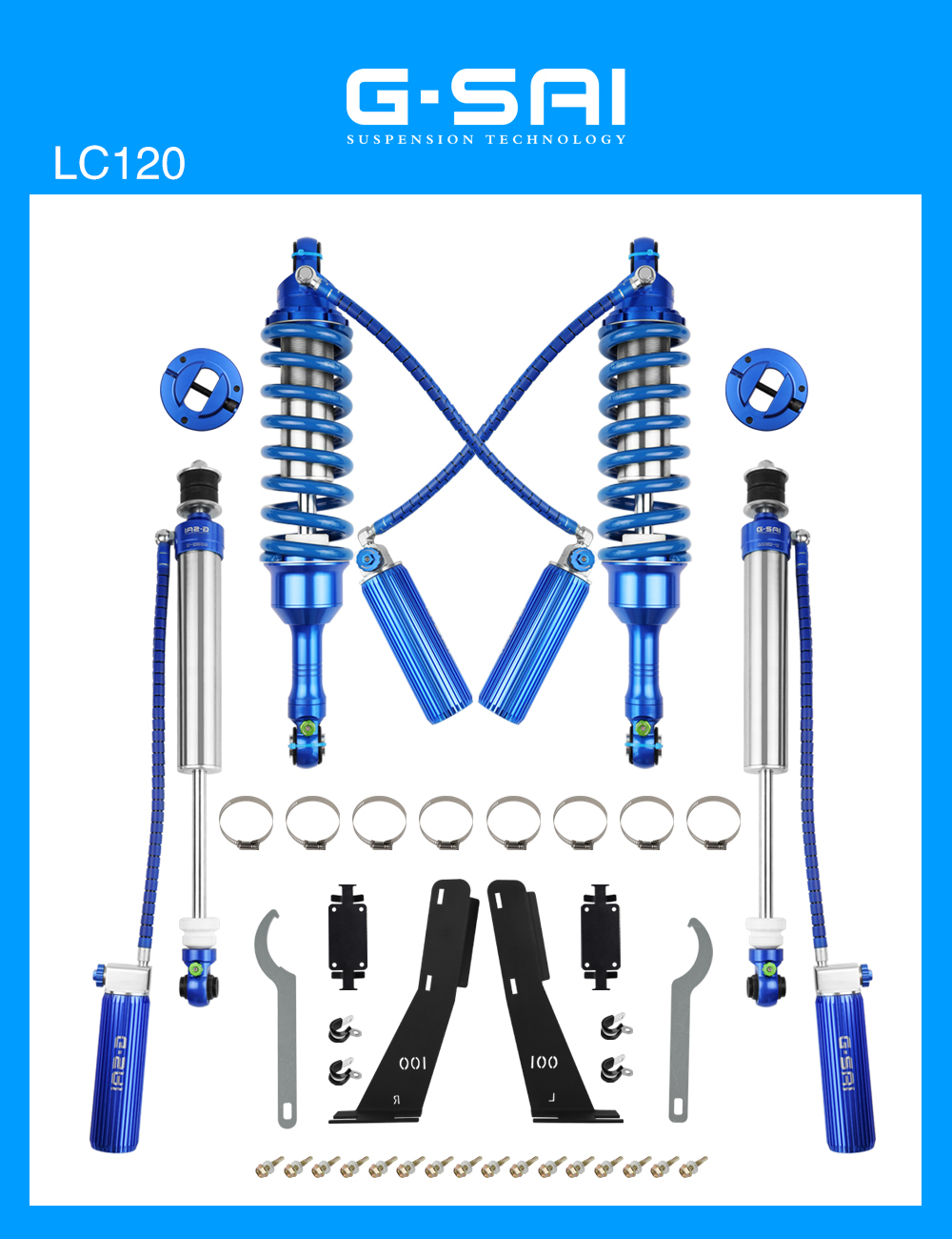 LC120-LC150丰田霸道氮气减震器Gsai捷赛